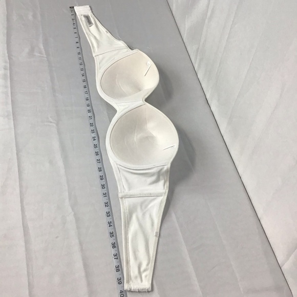 Dominique Strapless Bra White Size 48C Seamless Supportive Full Coverage - Picture 8 of 10